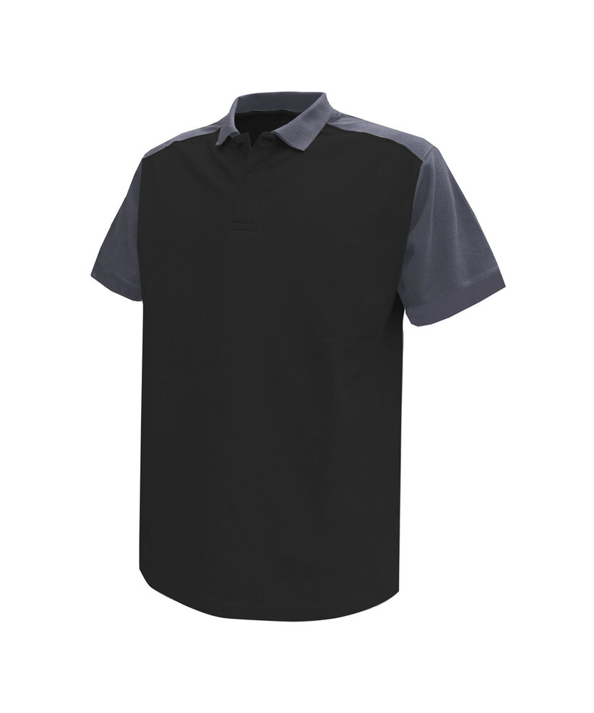 poloshirt-cesar Zwart/grijs