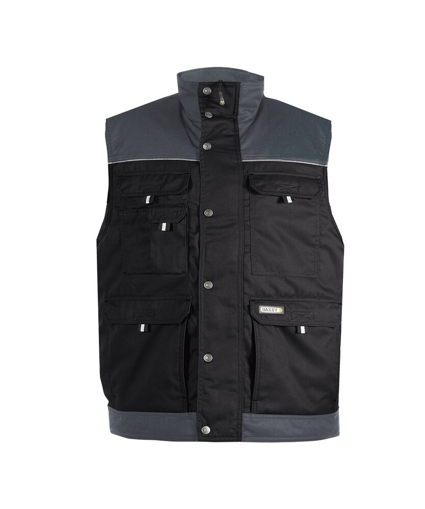 Dassy Hulst bodywarmer Zwart/grijs