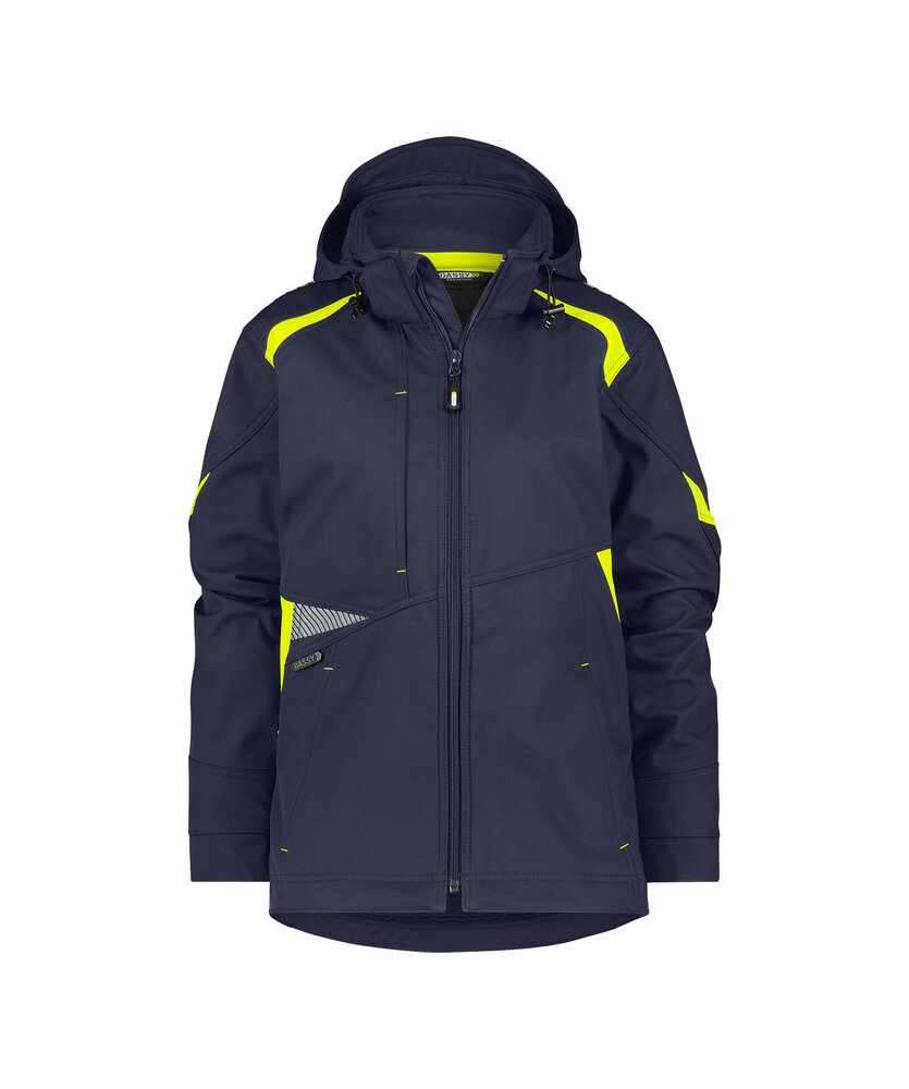 Dassy softshelljas Kalama woman blauw