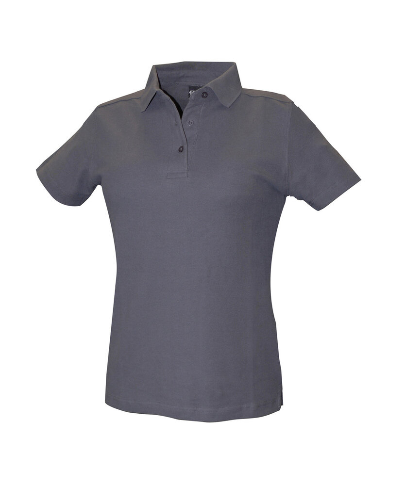 Dassy polo dames grijs