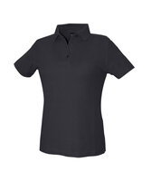 Dassy polo dames zwart