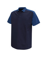 poloshirt-cesar Navy/royal blue