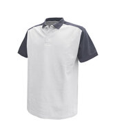 poloshirt-cesar Wit/grijs