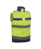 Dassy Bilbao bodywarmer Geel/navy