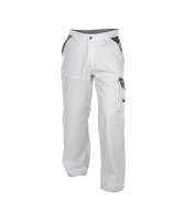 Dassy Nashville dames werkbroek wit/grijs