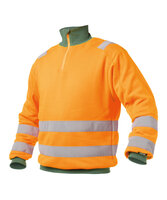 Denver sweater oranje-groen