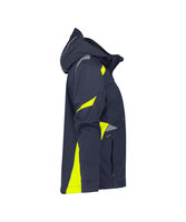 Dassy softshelljas Kalama woman blauw zijkant