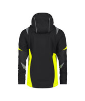 Dassy softshelljas Kalama woman zwart achterkant