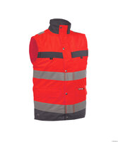 Hoge zichtbaarheidsbodywarmer Dassy Bilbao