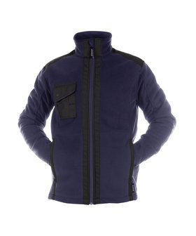 Croft fleece jas Navy/zwart