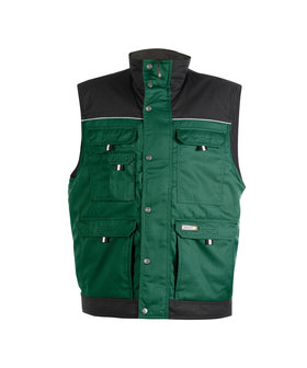 Dassy Hulst bodywarmer Groen/zwart