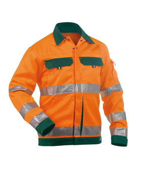 Dassy Dusseldorf veiligheidsjas Oranje/groen