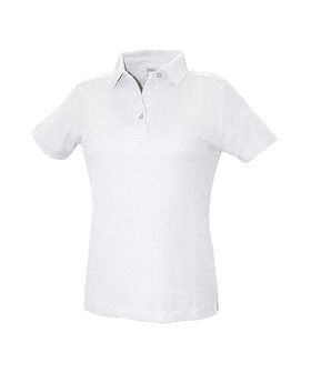 Dassy polo dames wit