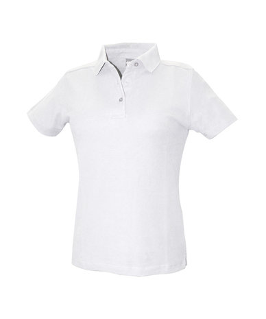 Dassy polo dames wit