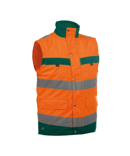 Dassy Bilbao bodywarmer Oranje/groen