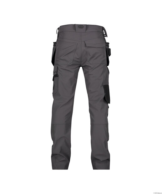 Dassy Matrix stretch holsterzakkenbroek met kniezakken