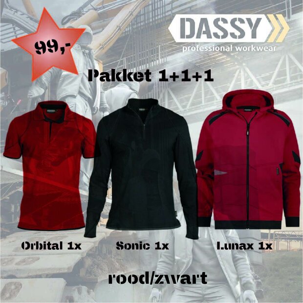 actiepakket 1+1+1 Dassy