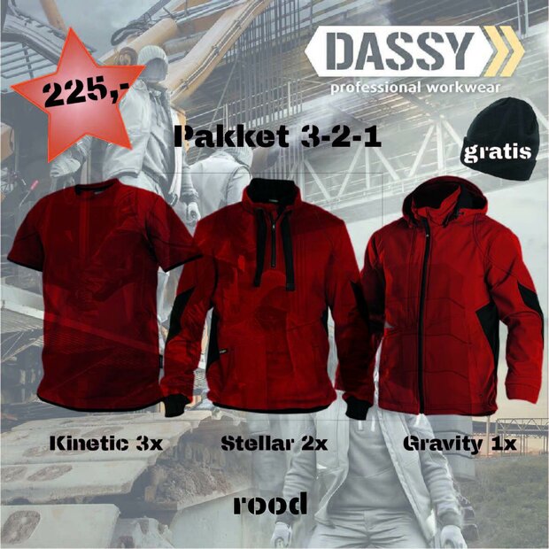 actiepakket 3+2+1 Dassy