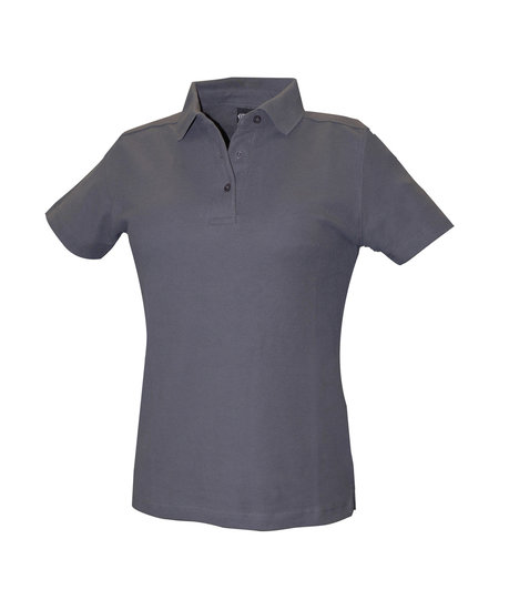 Dassy polo dames grijs