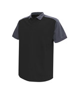 poloshirt-cesar Zwart/grijs