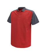 poloshirt-cesar Rood/grijs